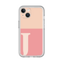 Slim Protection Premium Case［ オリジナル - initial two tone - J pink ］