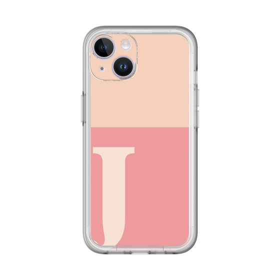 Slim Protection Premium Case［ オリジナル - initial two tone - J pink ］