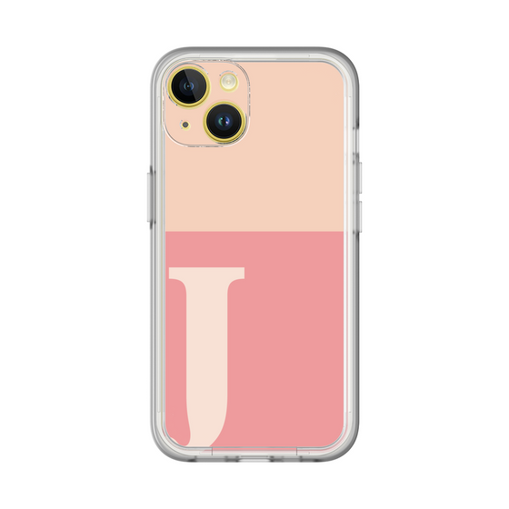 Slim Protection Premium Case［ オリジナル - initial two tone - J pink ］