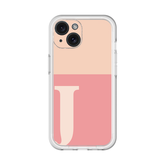 Slim Protection Premium Case［ オリジナル - initial two tone - J pink ］