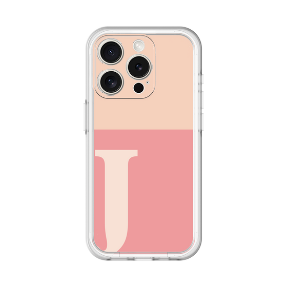 Slim Protection Premium Case［ オリジナル - initial two tone - J pink ］