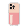 Slim Protection Premium Case［ オリジナル - initial two tone - J pink ］