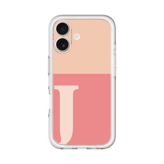 Slim Protection Premium Case［ オリジナル - initial two tone - J pink ］