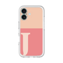 Slim Protection Premium Case［ オリジナル - initial two tone - J pink ］