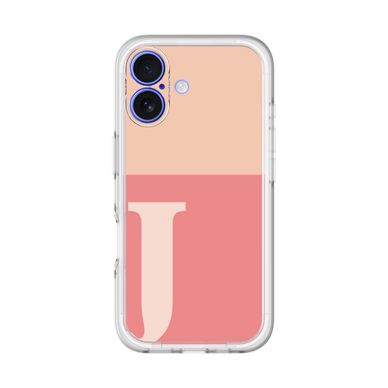 Slim Protection Premium Case［ オリジナル - initial two tone - J pink ］
