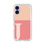 Slim Protection Premium Case［ オリジナル - initial two tone - J pink ］
