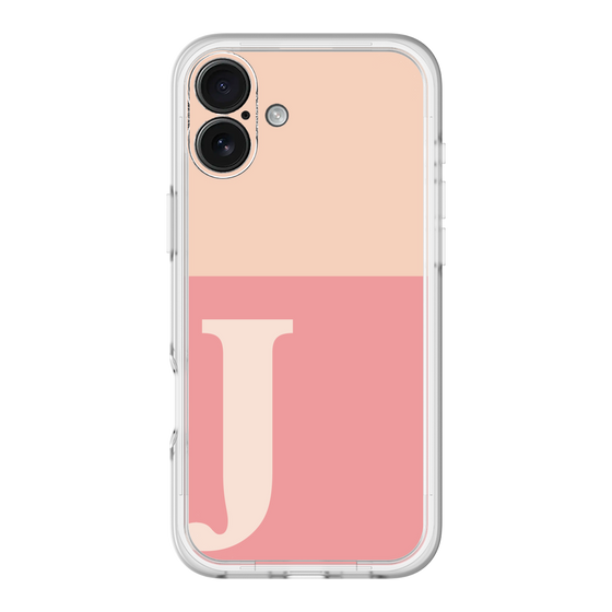 Slim Protection Premium Case［ オリジナル - initial two tone - J pink ］