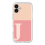 Slim Protection Premium Case［ オリジナル - initial two tone - J pink ］