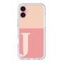 Slim Protection Premium Case［ オリジナル - initial two tone - J pink ］