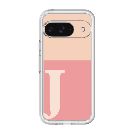 Slim Protection Premium Case［ オリジナル - initial two tone - J pink ］