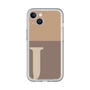 Slim Protection Premium Case［ オリジナル - initial two tone - J brown ］