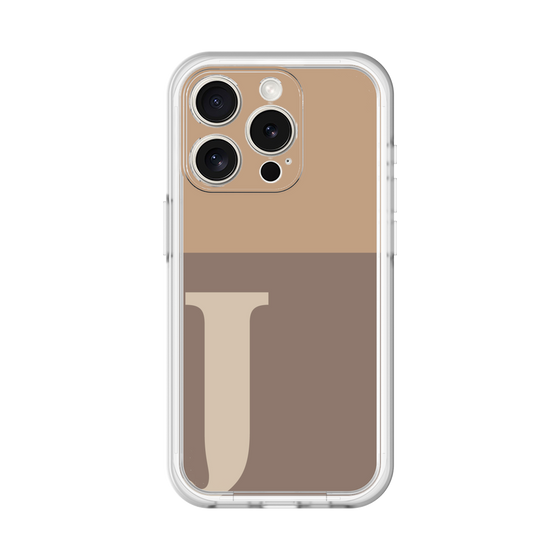 Slim Protection Premium Case［ オリジナル - initial two tone - J brown ］