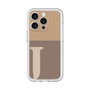 Slim Protection Premium Case［ オリジナル - initial two tone - J brown ］