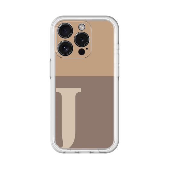 Slim Protection Premium Case［ オリジナル - initial two tone - J brown ］