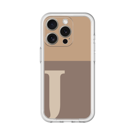Slim Protection Premium Case［ オリジナル - initial two tone - J brown ］