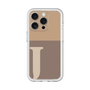 Slim Protection Premium Case［ オリジナル - initial two tone - J brown ］