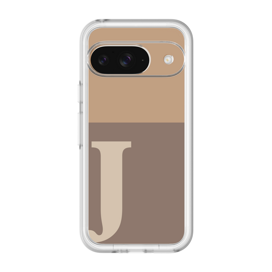 Slim Protection Premium Case［ オリジナル - initial two tone - J brown ］