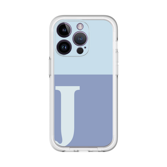 Slim Protection Premium Case［ オリジナル - initial two tone - J blue ］