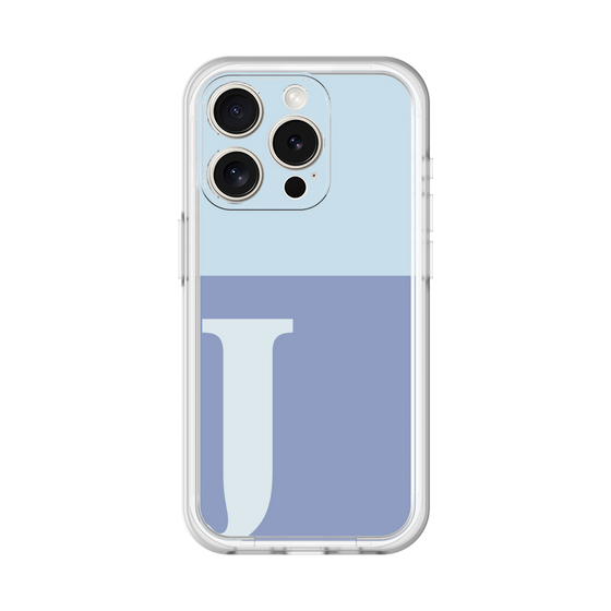 Slim Protection Premium Case［ オリジナル - initial two tone - J blue ］