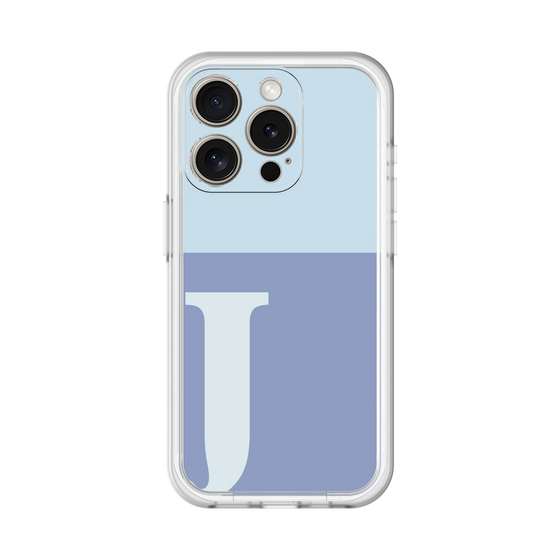 Slim Protection Premium Case［ オリジナル - initial two tone - J blue ］