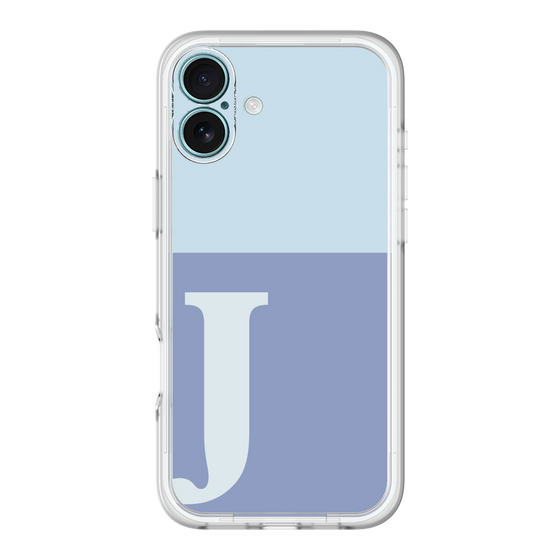 Slim Protection Premium Case［ オリジナル - initial two tone - J blue ］