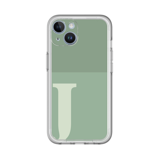 Slim Protection Premium Case［ オリジナル - initial two tone - J green ］