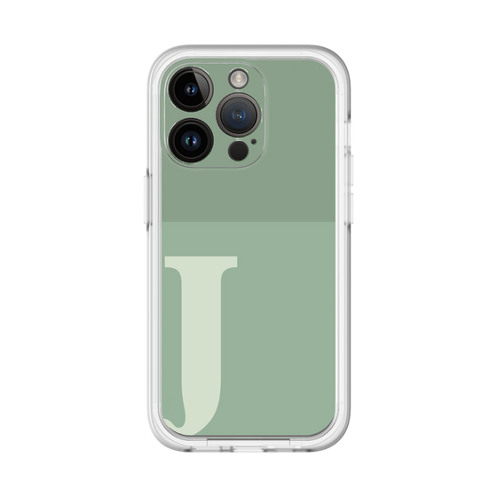 Slim Protection Premium Case［ オリジナル - initial two tone - J green ］