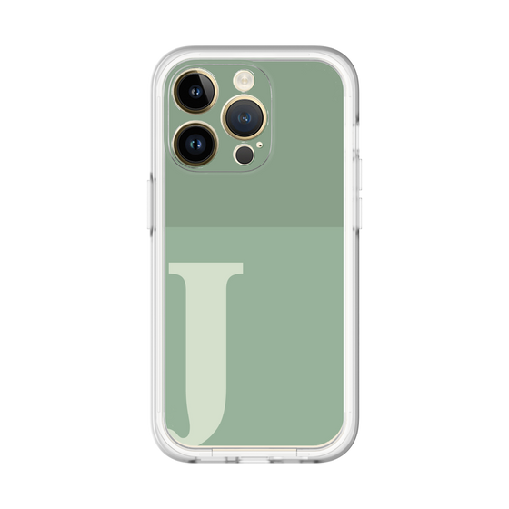 Slim Protection Premium Case［ オリジナル - initial two tone - J green ］