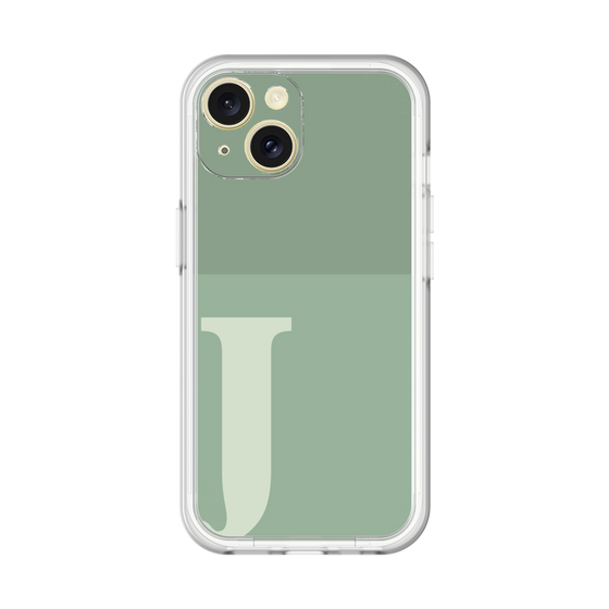 Slim Protection Premium Case［ オリジナル - initial two tone - J green ］