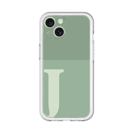 Slim Protection Premium Case［ オリジナル - initial two tone - J green ］