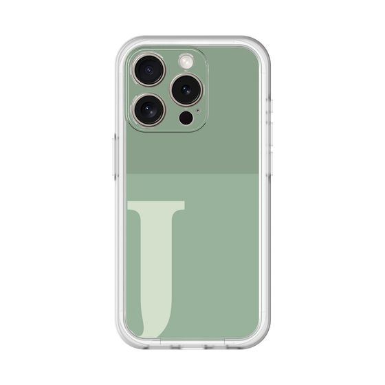 Slim Protection Premium Case［ オリジナル - initial two tone - J green ］