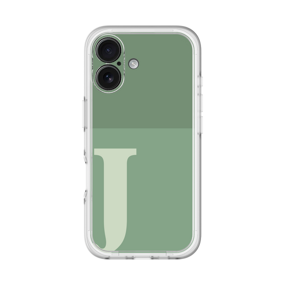 Slim Protection Premium Case［ オリジナル - initial two tone - J green ］