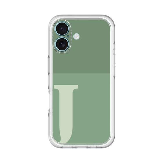Slim Protection Premium Case［ オリジナル - initial two tone - J green ］