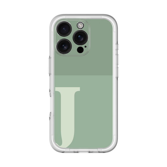 Slim Protection Premium Case［ オリジナル - initial two tone - J green ］