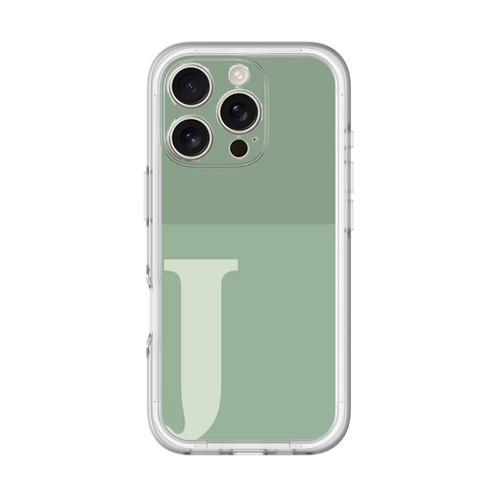 Slim Protection Premium Case［ オリジナル - initial two tone - J green ］