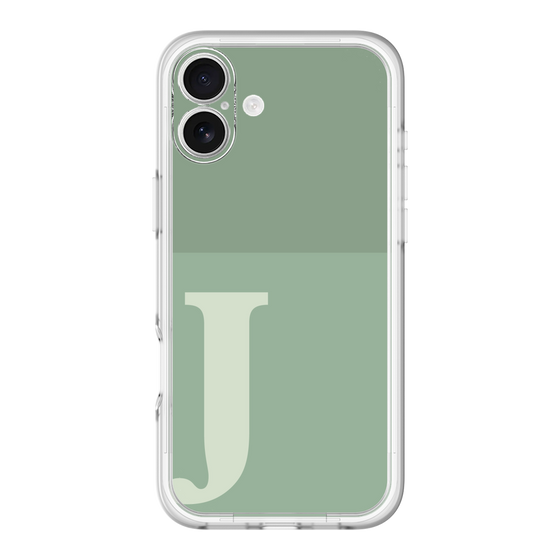 Slim Protection Premium Case［ オリジナル - initial two tone - J green ］