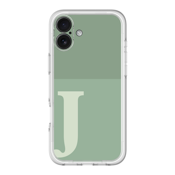 Slim Protection Premium Case［ オリジナル - initial two tone - J green ］