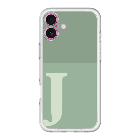 Slim Protection Premium Case［ オリジナル - initial two tone - J green ］