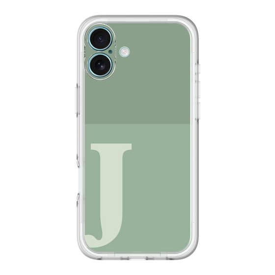 Slim Protection Premium Case［ オリジナル - initial two tone - J green ］