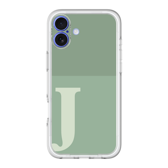 Slim Protection Premium Case［ オリジナル - initial two tone - J green ］