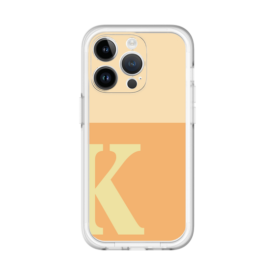 Slim Protection Premium Case［ オリジナル - initial two tone - K orange ］