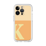 Slim Protection Premium Case［ オリジナル - initial two tone - K orange ］