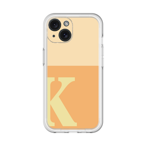 Slim Protection Premium Case［ オリジナル - initial two tone - K orange ］