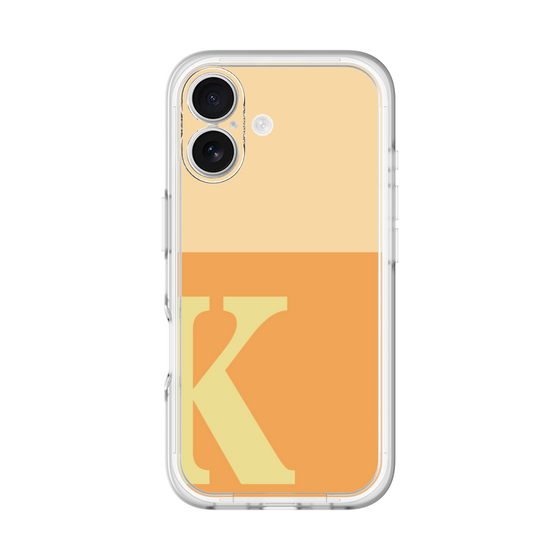 Slim Protection Premium Case［ オリジナル - initial two tone - K orange ］