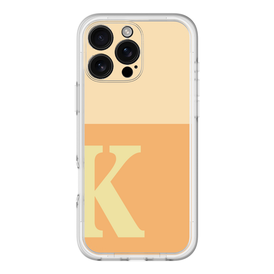 Slim Protection Premium Case［ オリジナル - initial two tone - K orange ］