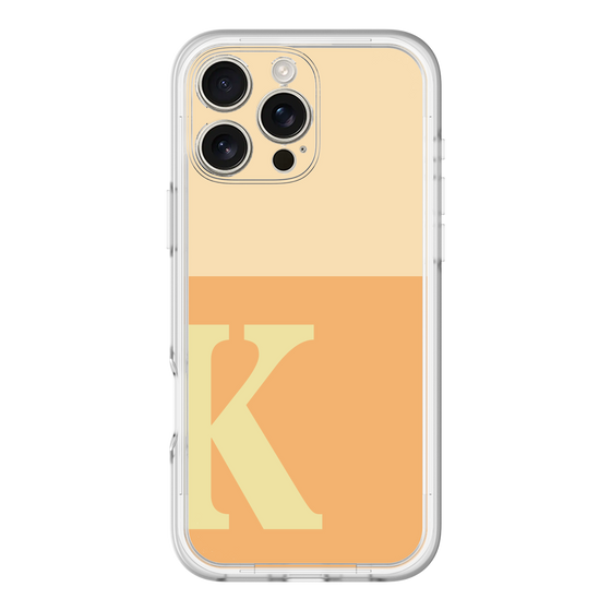 Slim Protection Premium Case［ オリジナル - initial two tone - K orange ］