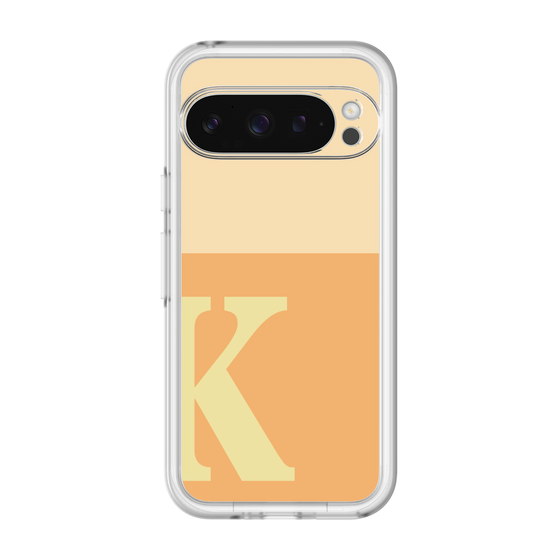 Slim Protection Premium Case［ オリジナル - initial two tone - K orange ］