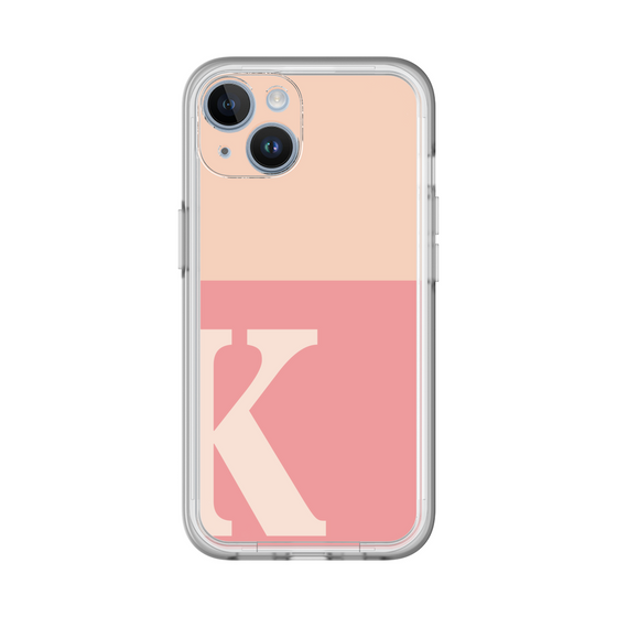 Slim Protection Premium Case［ オリジナル - initial two tone - K pink ］