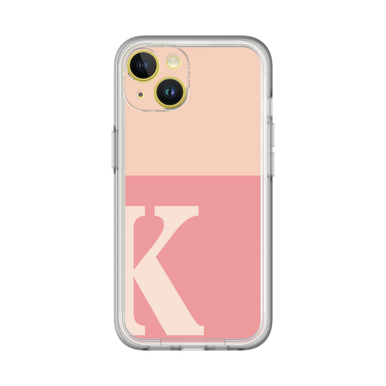 Slim Protection Premium Case［ オリジナル - initial two tone - K pink ］