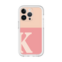 Slim Protection Premium Case［ オリジナル - initial two tone - K pink ］